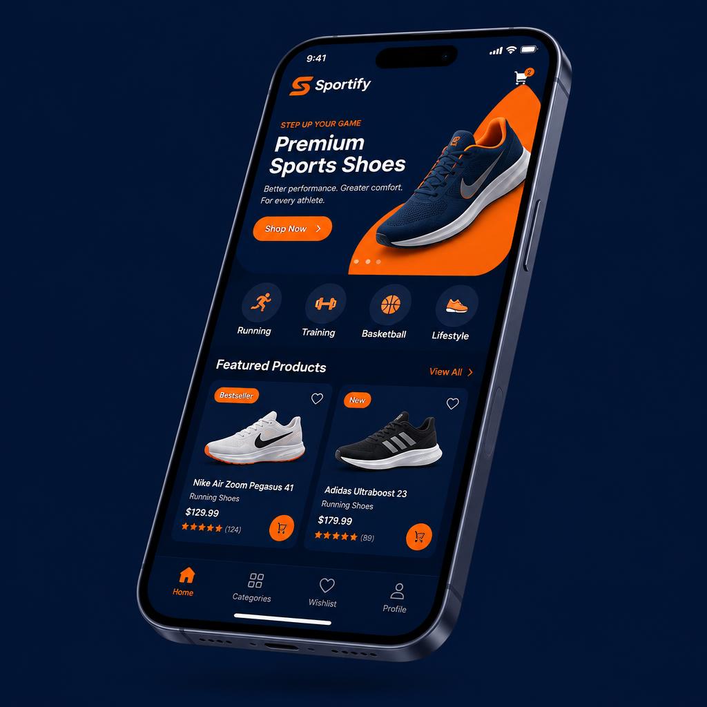 Application mobile Sportimall
